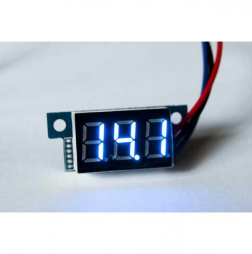 LED вольтметр цифровой малогабаритный купить в СпБ Мини вольтметр цифровой